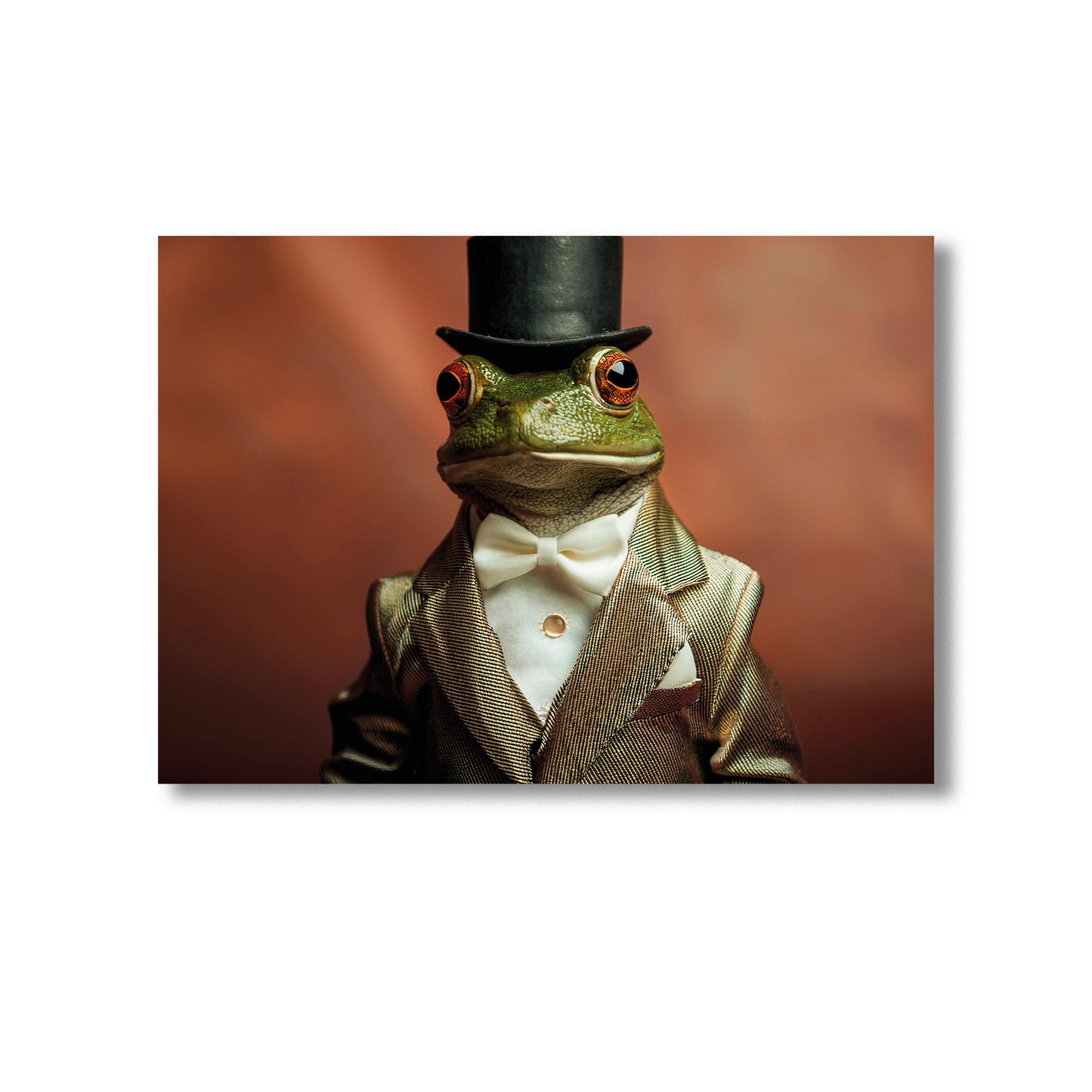 Frog in a suit Wall Art Print Home decor Poster, Product