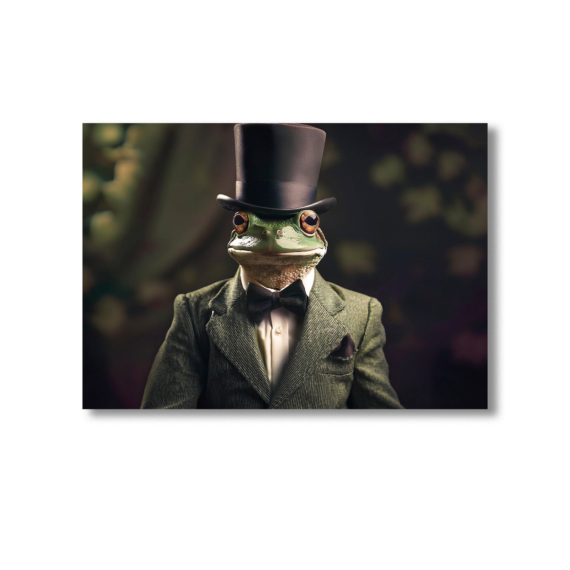 Frog in a suit Wall Art Print Home decor Poster, Product