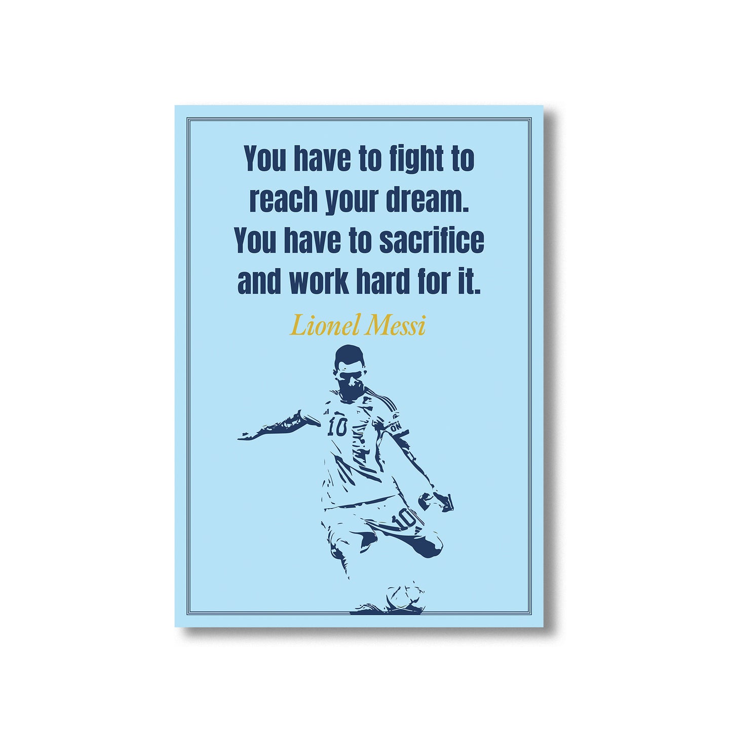 Messi Wall art Print, Product