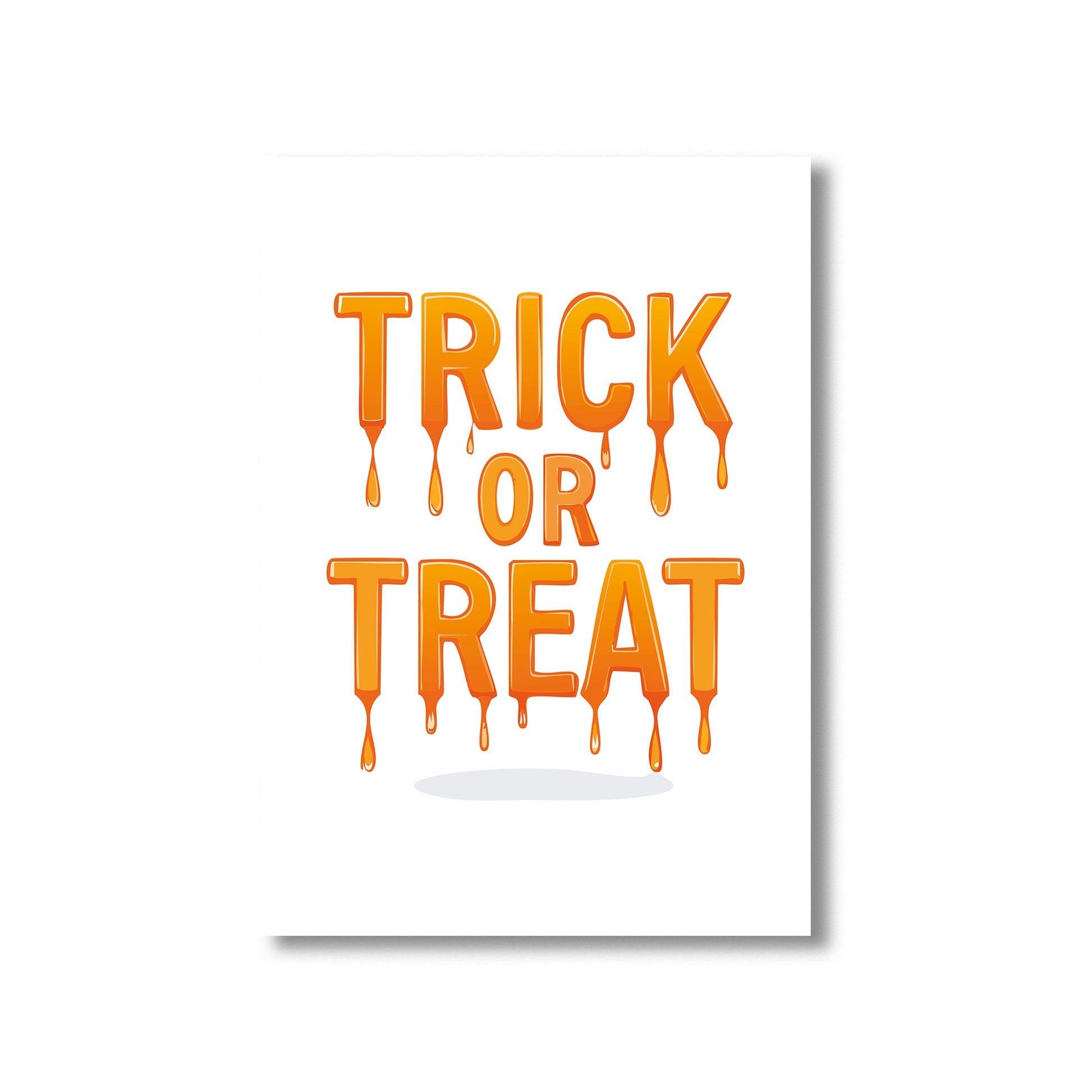 Trick or Treat Halloween wall art digital poster
