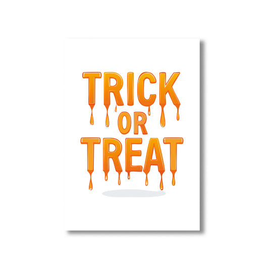 Trick or Treat Halloween wall art digital poster