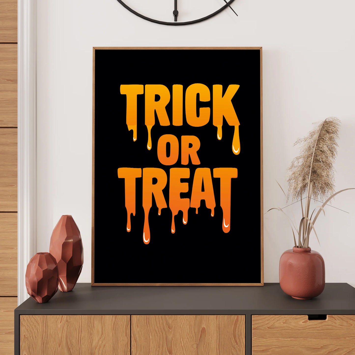 Trick or Treat Halloween wall art digital poster
